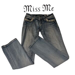 Miss Me Signature Slim Boot Blue Jeans